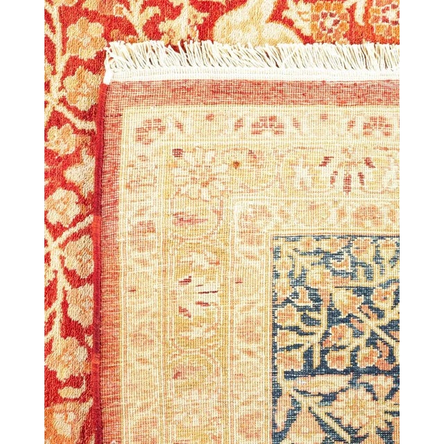 2010s Mogul Collection Hand-Knotted Area Rug - Orange 8' 4" x 10' 5" For Sale - Image 5 of 9