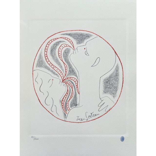 Jean Cocteau, Couple of Fauns, Lithograph For Sale