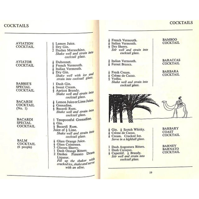 1950s "The Savoy Cocktail Book" 1959 Craddock, Harry For Sale - Image 5 of 12