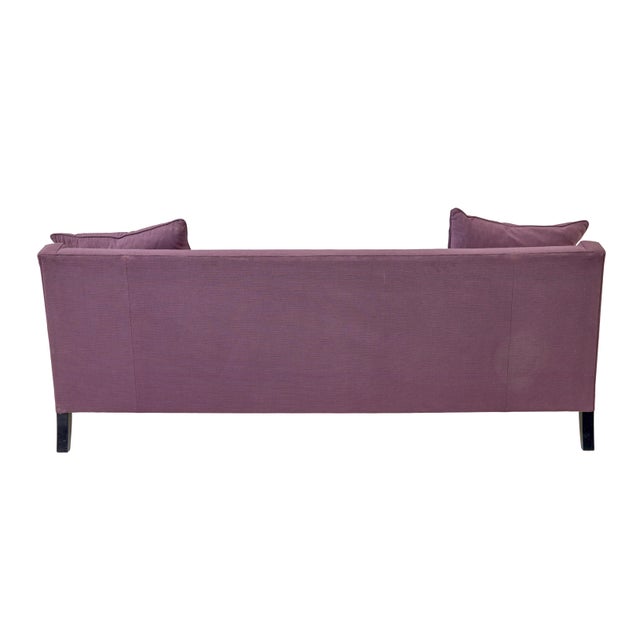 Modern Sofa in Purple Fabric, 2005 For Sale - Image 4 of 9