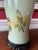 1960s 1960s English Hand Rendered Decalcomania Regency Style Table Lamp With Birds and Butterflies For Sale - Image 5 of 11