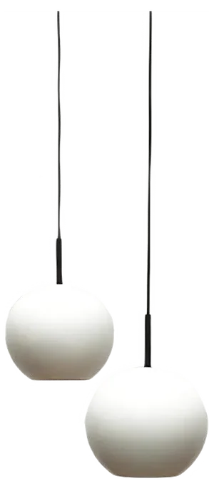 Space Age German Pendant Lamps from Staff, Set of 2