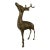 English Brass Stag For Sale