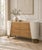 Curved Oak Sideboard by Jean-Rémy Couradette For Sale - Image 6 of 7