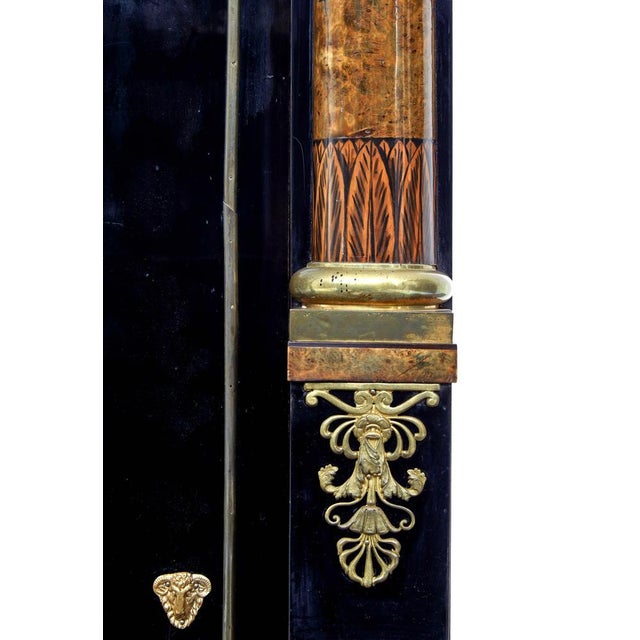 Early 19th Century Biedermeier Ebonised Birch Escritoire, 1820s For Sale - Image 5 of 18