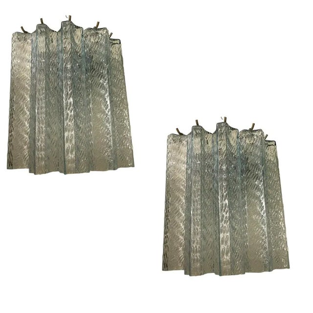 Murano Glass Tube Sconces, 1980s, Set of 2 For Sale - Image 11 of 11