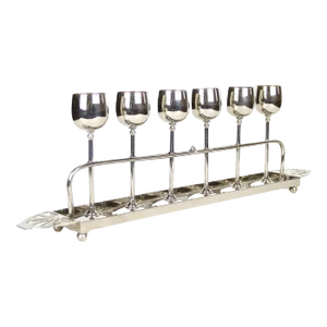 Art Nouveau Gilt Liquor Set from WMF, Germany, 1910s, Set of 7