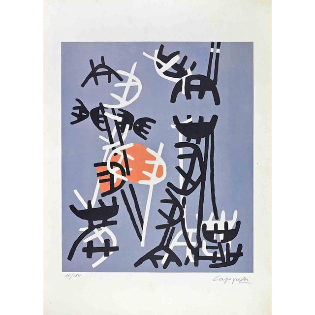 Giuseppe Capogrossi, Untitled, 1959, Screenprint For Sale - Image 3 of 3