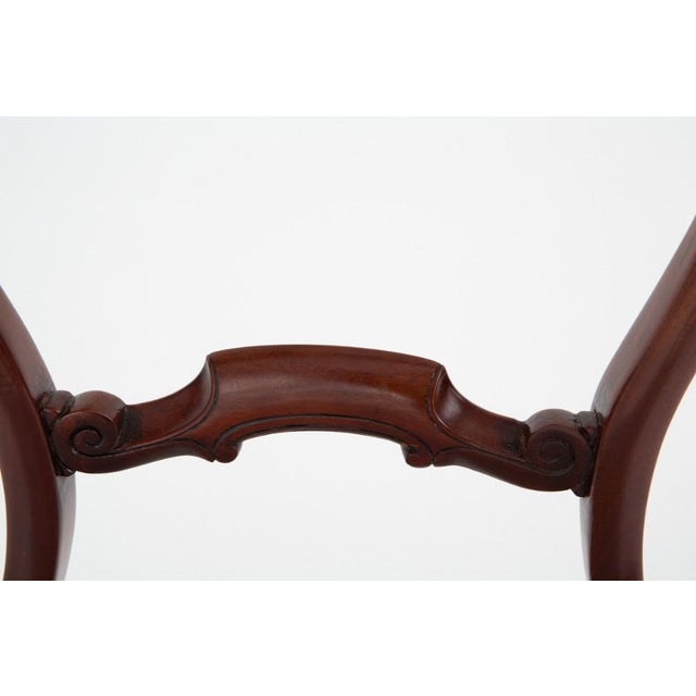 Victorian Balloon Back Dining Chairs in Mahogany, Set of 6 For Sale - Image 5 of 7