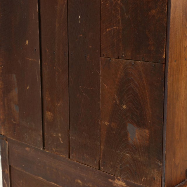 Wood 19th Century Late Federal Walnut Secretary For Sale - Image 7 of 7