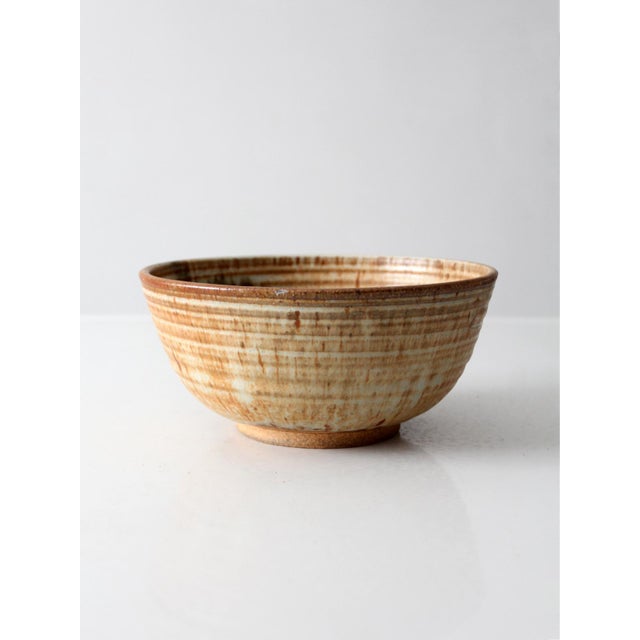 Vintage Handmade Studio Pottery Bowl For Sale - Image 10 of 15