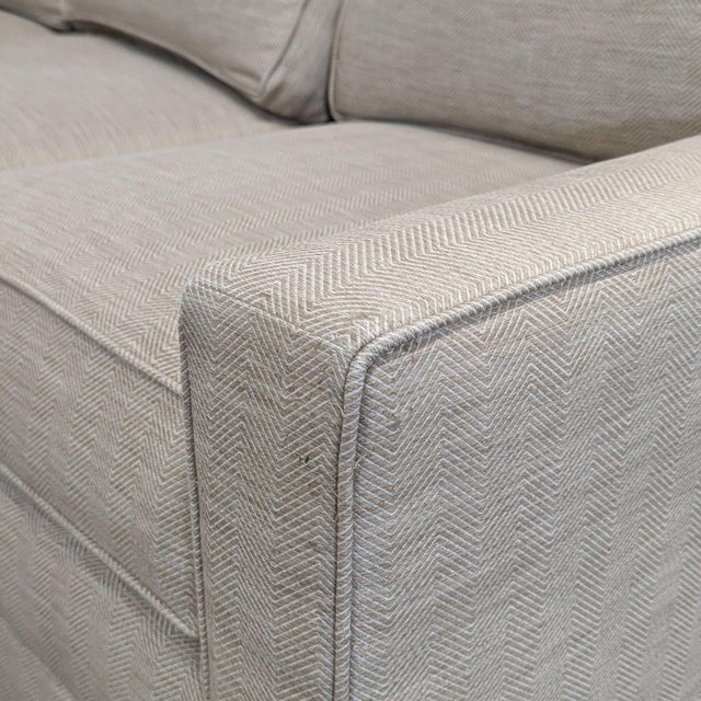 Textile Ethan Allen Bennett Beige Sectional Sofa With Left Chaise For Sale - Image 7 of 10