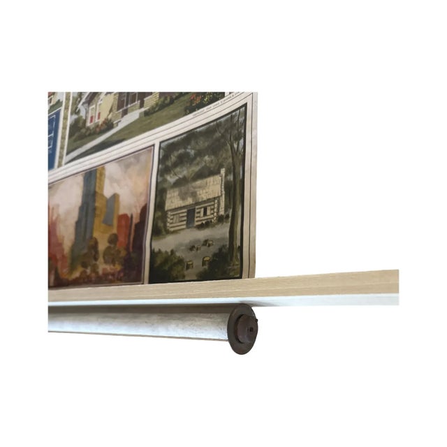 1929 Chautauqua Master Scroll B Builders and Makers 13.5 Foot Industrial Arts Educational Scroll For Sale - Image 12 of 13
