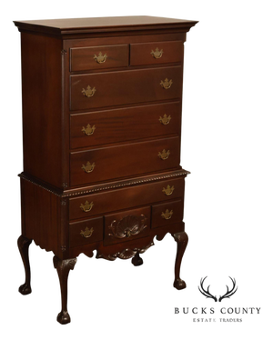 H. Feldenkreis Chippendale Style Mahogany Highboy