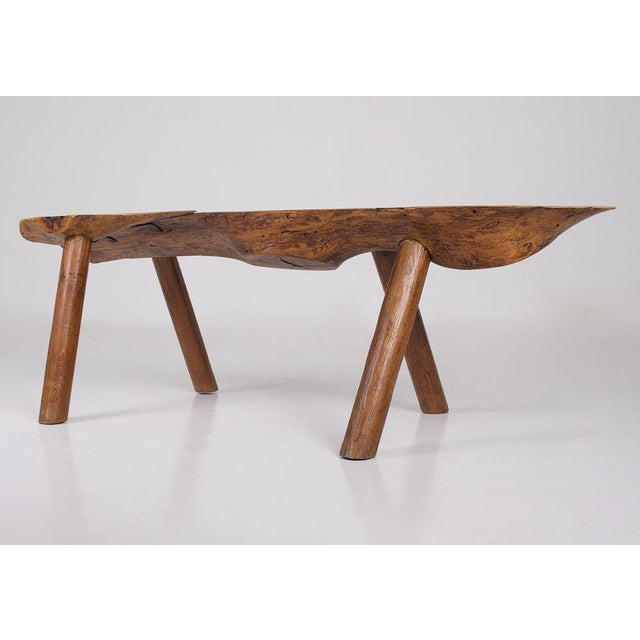 Boho Chic Vintage Wabi-Sabi Bench, 1970s For Sale - Image 3 of 11