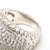 Early 21st Century Slane White Sapphire Basketweave Dome Ring, Sterling Silver, Ring Size 7 For Sale - Image 5 of 7