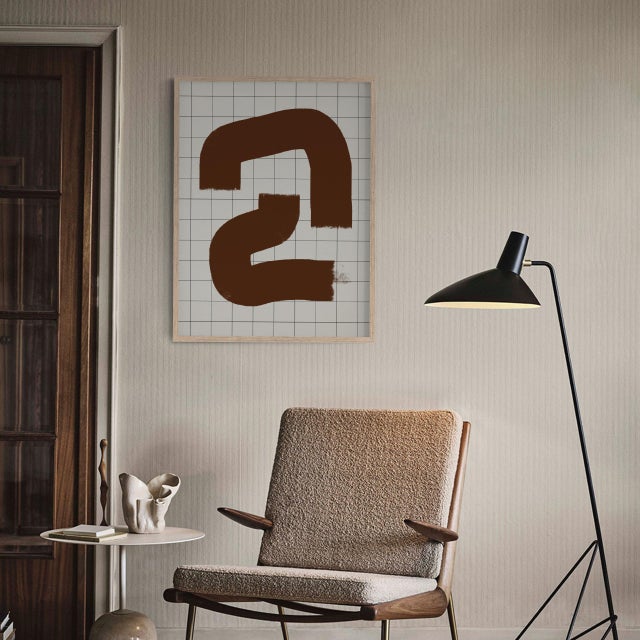 2020s Contemporary Abstract Brown Composition Giclee Print For Sale - Image 5 of 5