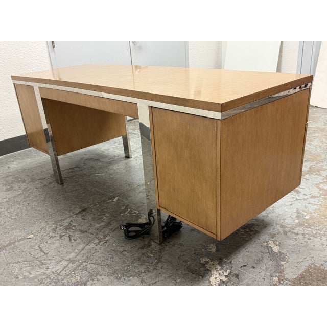 Metal Swaim Executive Desk For Sale - Image 7 of 12