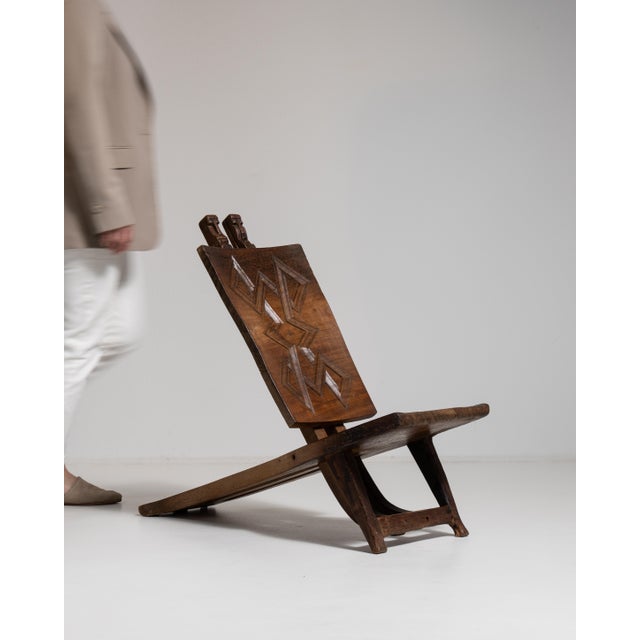 African Mid 20th Century African Accent Chair For Sale - Image 3 of 11