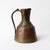 PRIMITIVE ANTIQUE JUG/EWER Handmade from a number of metals with a hand-hammered copper main body dovetailed with a brass...