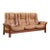 Ekornes Stressless Mid Century Buckingham Leather Reclining Sofa For Sale