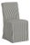 Slipcover for Stoffer Home x Cloth & Company for Lindy Slipcover Dining Chair in Jane Stripe Carbon For Sale