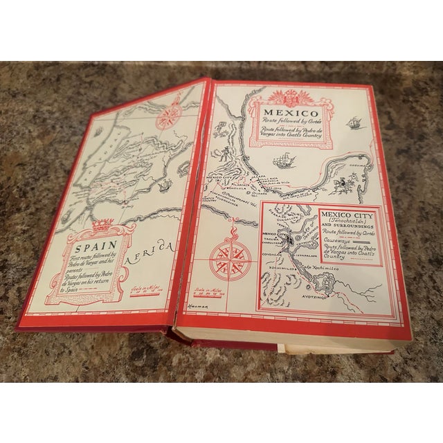 Mid-Century Modern Vintage Red Book For Sale - Image 3 of 5