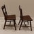 Wood Vintage Children's Windsor Style Solid Wood School Desk Chairs- A Pair For Sale - Image 7 of 12