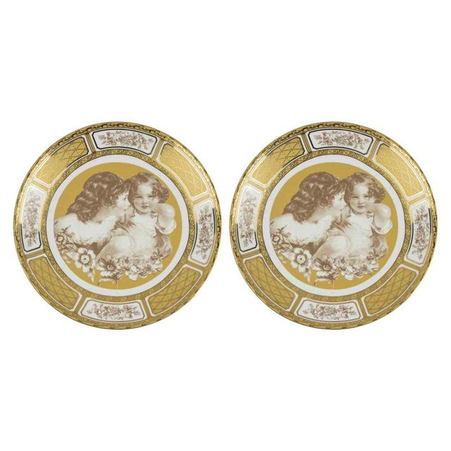 1950s Limoges Porcelain Dishes, 1950, Set of 2 For Sale - Image 5 of 5