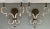 Antique French Art Deco Wrought Iron Wall Light Sconces With Shell Backs Circa 1920 - a Pair For Sale - Image 4 of 12