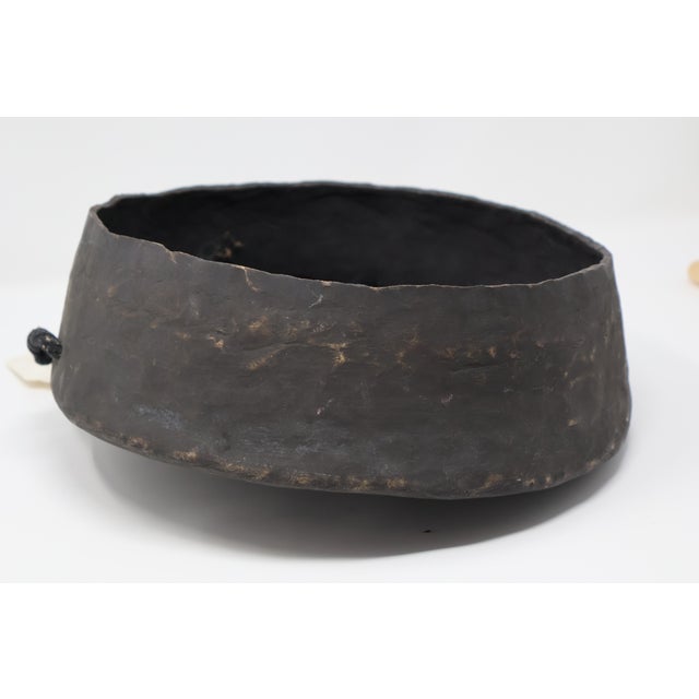 Antique 19th Century Balinese Gamelan Gong With Old Padangtegal Dealer Tag and Mallet — 10.5" For Sale - Image 13 of 18