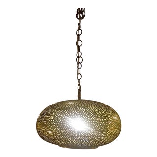 Medium Moroccan Brass Pendant Lighting For Sale