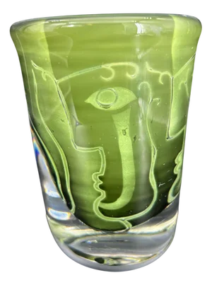 Faces Ariel Vase by Ingeborg Lundin for Orrefors, 1973