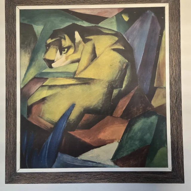 The Tiger 1912 Canvas Art Print by Franz Marc For Sale - Image 4 of 5
