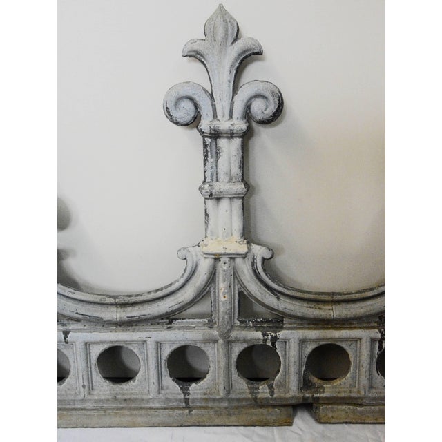 Renaissance Vintage Zinc Architectural Fragment For Sale - Image 3 of 9