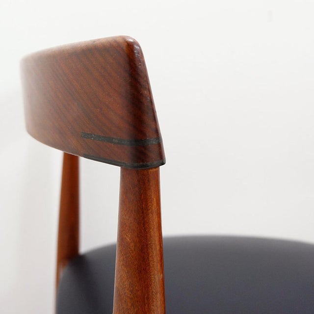 Vintage Teak Roundette Chairs by Hans Olsen for Frem Røjle, 1950s, Set of 4 For Sale - Image 5 of 16