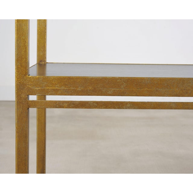 Pair of Oly Studio Gilt Iron 'Stella' Étagères Bookcase Shelves For Sale - Image 11 of 18