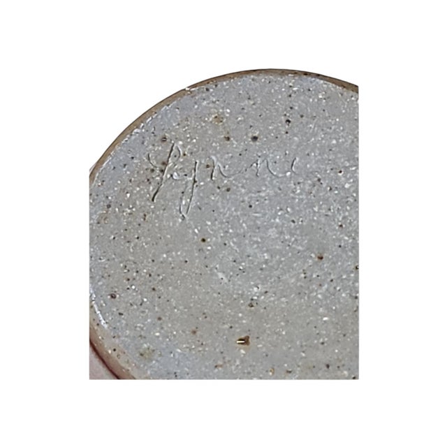 1970s Vintage Studio Pottery Vase - Signed Lynne For Sale - Image 5 of 5