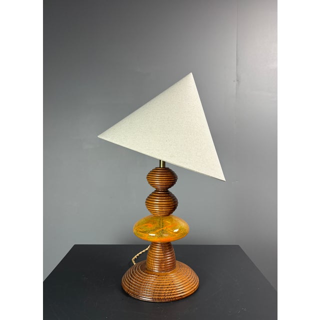 Mid-Century Modern Adjustable Table Lamp with Glass Sphere, 1970s For Sale - Image 4 of 18