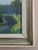 Green Mid-Century Modern 'The Path Beyond' Swedish Original Figurative Landscape Oil Painting, Framed For Sale - Image 8 of 12