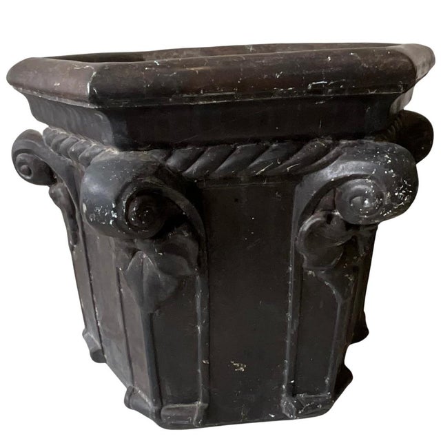 1970s Cast Stone Vintage Planters - Set of 3 For Sale - Image 12 of 12