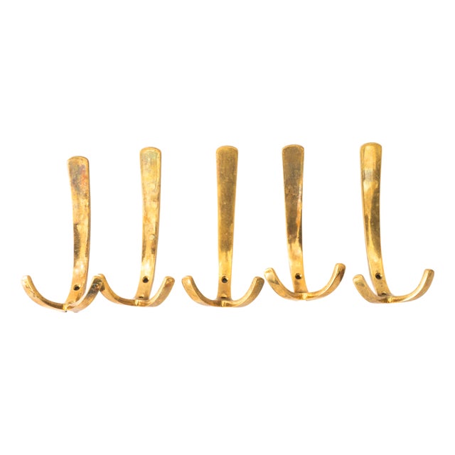 Austrian Wall Hooks from Hertha Baller, 1950s, Set of 5 For Sale