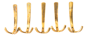 Austrian Wall Hooks from Hertha Baller, 1950s, Set of 5