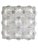 Mid 20th Century Art Deco Revival Geometric Glass Flush Mount /Ceiling Pendant W/ Nickeled Clips For Sale - Image 4 of 16