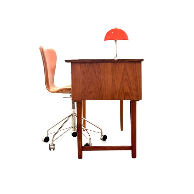Danish Teak Writing Desk by E. W. Bach, 1960s For Sale - Image 10 of 18