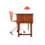 Danish Teak Writing Desk by E. W. Bach, 1960s For Sale - Image 10 of 18