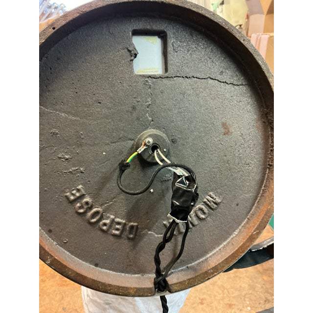 French Three-Light Floor Lamp by Étienne Fermigier for Monix, 1970s For Sale - Image 12 of 15