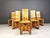 Vintage Pine Wood Dining Chairs, 1970s, Set of 6 For Sale - Image 6 of 12
