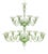 Murano Glass Chandelier with Rigadin Detailing by Simoeng for Simoeng For Sale