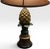 Vintage Hollywood Regency Painted Composition Pineapple Lamps - A Pair For Sale - Image 16 of 17